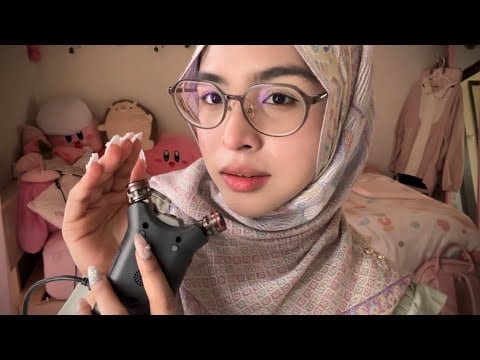 ASMR ☆ TASCAM Membebel In Your Ears In Malay (if you have ears...)