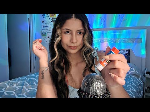 Tingly Brain melting Trigger 😌 Glue on mic ASMR