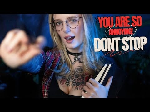 Bully classmate is interested in you , she has a crush! 😍