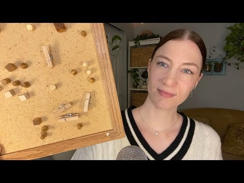 ASMR Cork Sounds & Visual Plucking Triggers