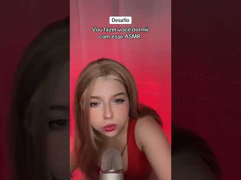 DUVIDO você não dormir com esse ASMR ❤️🤫 #asmr