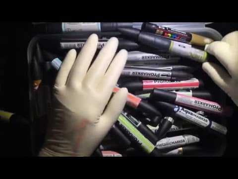 LATEX GLOVES👐 LAYERING with DUTCH A💕B💕C  [[ASMR]]