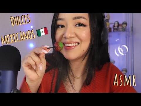 ASMR✨comiendo dulces mexicanos🇲🇽 ~por fin estoy hablando en español✌🏻
