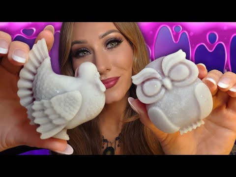 ASMR | Eating Frozen Wax Candy! 🍭🍬 (crunchy, mouth sounds, tapping)