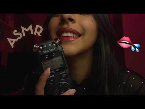 ASMR: SONS DE BOCA E TAPPING NO TASCAM