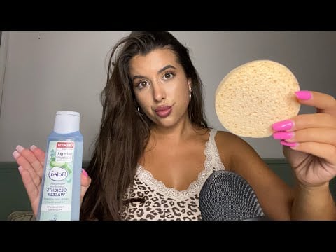 ASMR - Roleplay - Udělám ti skincare, před tím než jdeš spát 🧴😴
