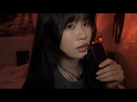 ASMR 100% Sensitivity Mouth Sounds on Tascam except my mic keeps ragebaiting me