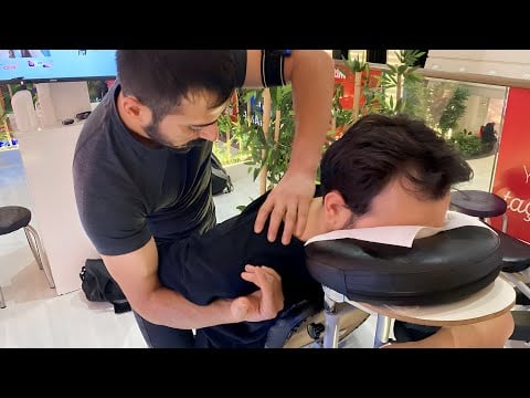 ASMR MASSAGE - DEEP TISSUE (CHAIR MASSAGE)