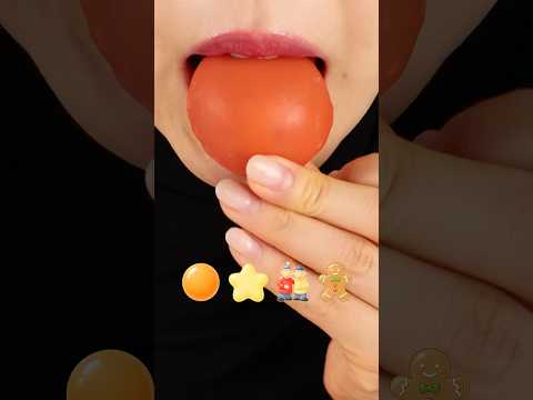 Wax candy, Popsicle eating sound, Wax cracking ASMR
