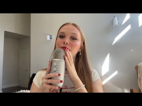 asmr super close whispers | valentine's plans, life rambles