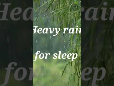 Heavy rain for sleep