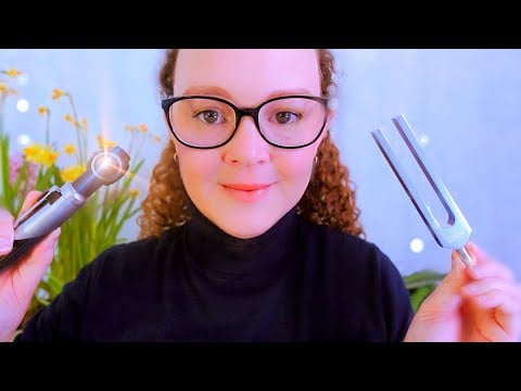 ASMR - Ear Cleaning, Ear Exam, Hearing Test Role Play, Soft Spoken