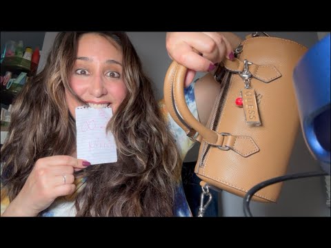 Impromptu ASMR w/ gum chewing/ tapping/ rummaging/ hand movements