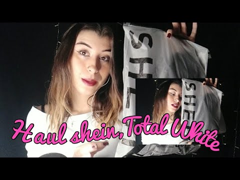 🇮🇹ASMR ITA• HAUL SHEIN ,TOTAL WHITE ⚪ #asmrita #haul #shein