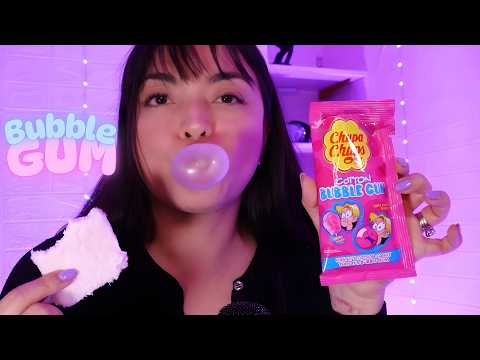 ASMR  Bubble Gum Cotton Candy 😱 | Bubble Blowing Bonanza! | Blowing Bubbles | Mouth Sounds 💫 💋