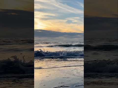 Waves, Wind & tapping sounds | Beach ASMR 🌊