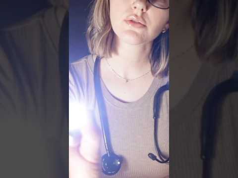 ASMR 1 Minute Eye Exam for Relaxation 🩵 #softspoken #asmr #relaxingsounds