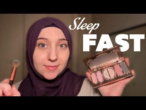 ASMR Friend Does Your Makeup- Fast and Aggressive