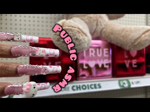 Public ASMR IN DOLLAR TREE | Lofi, Camera Tapping & Scratching, Whispers and More