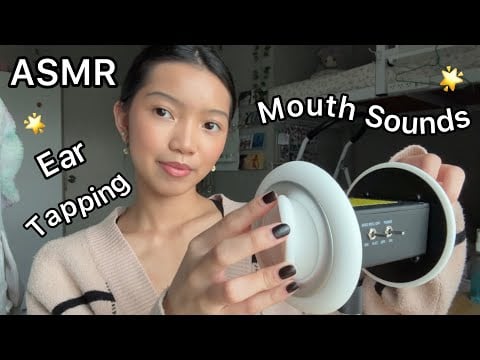 ASMR|Ear Tapping & Mouth Sounds