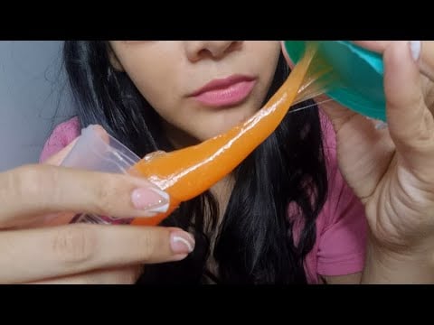 ASMR comiendo Slime COMESTIBLE🤗