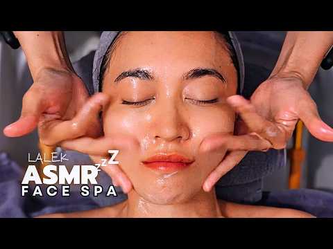 Gentle Facial Muscle Relaxation💆‍♀️ASMR Real Spa Experience