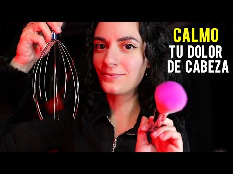 ASMR español PARA ALIVIAR EL DOLOR DE CABEZA (luz baja)