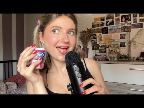 ASMR | gum chewing (15 minutes) for deep sleep 😴 