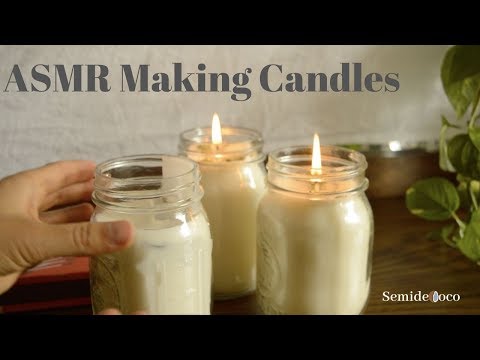 [ASMR] DIY Natural Candle Making with Essential Oils (Soft Spoken): Part 2