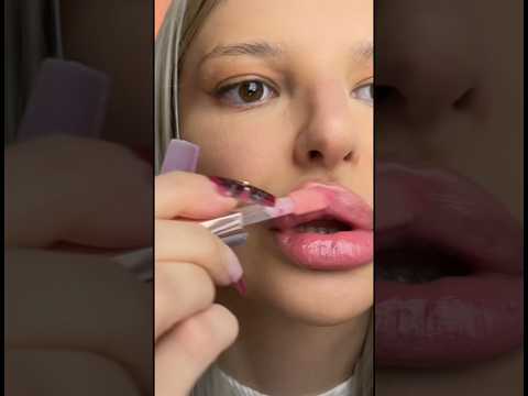 ASMR Lip Gloss apply & Kisses 💋 ##asmrlipgloss #asmrkisses
