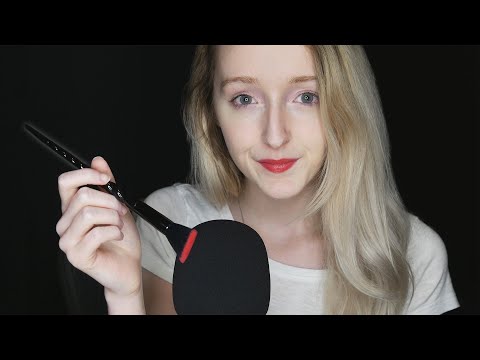 ASMR Close Whispers & Microphone Brushing (Update)