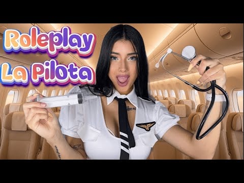 Roleplay La Piloto te AYUDA Y CUIDA ASMR