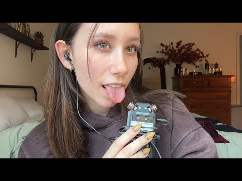 ASMR | Intense Mouth Sounds With the Tascam (Tongue Swirling, Tongue Fluttering, Kisses, Etc.)