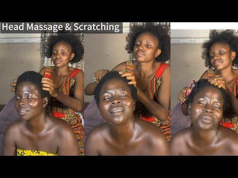 ASMR INTENSE SCALP SCRATCHING AND HEAD MASSAGE FOR SLEEP VERY SATISFYING