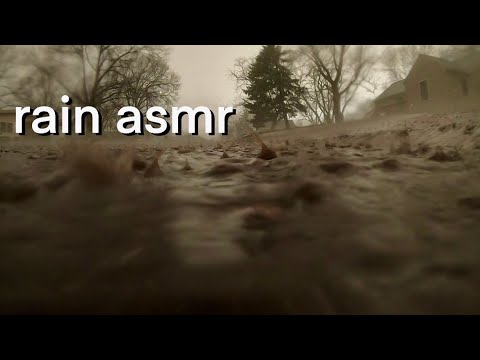 ASMR: Rain & Thunder sounds with GoPro - Ambient noise for sleep- No talking (asmr thunderstorm)