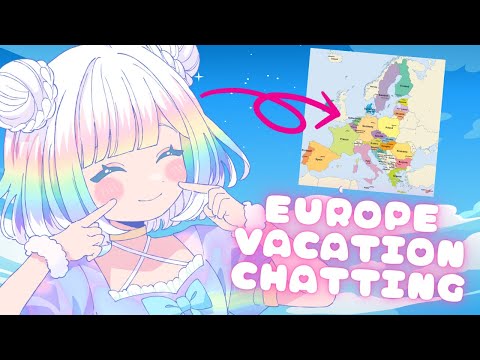 【ZATSU】🇺🇸 IN EUROPE FOR THE FIRST TIME⁉️ | let's chat about summer vacations☀️【EN/日本語】