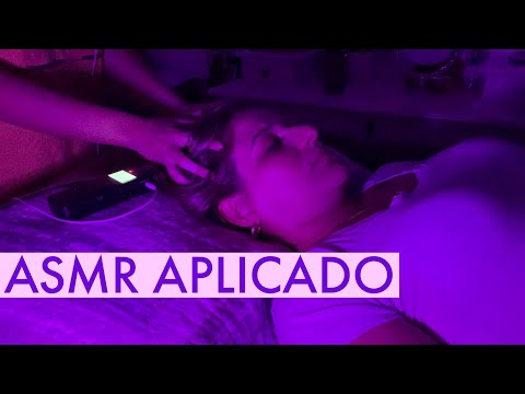 ASMR APLICADO: Massagem Capilar e Corporal