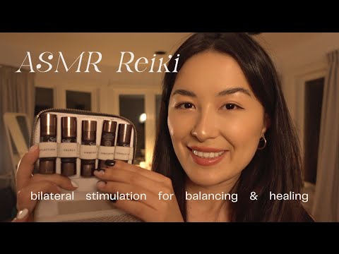 ASMR Reiki for Sleep (Finger Flutters, Plucking, Crystals, Bilateral Stimulation)