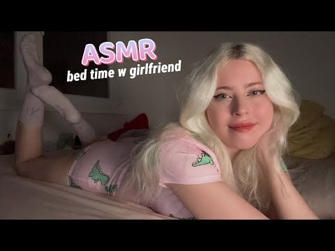 ASMR lofi chatting in bed | sleepy gf