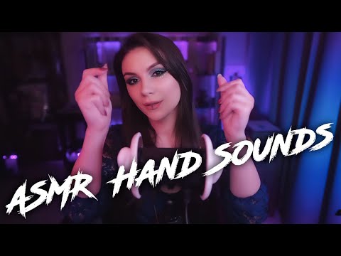 ASMR Hand Sounds 💎 Finger Fluttering, 3Dio, ASMR With Music