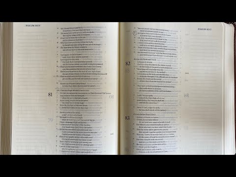 Christian ASMR Bible Reading | Psalms | Up Close Whispering