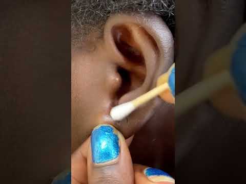Asmr deep ear cleaning with soothing sound #tingling #sleepsounds #satisfying #asmr #relax