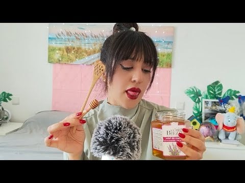 ASMR comiendo Miel con Dos Cucharas | Texturas, Sonidos y Dulzura Pura 🍯