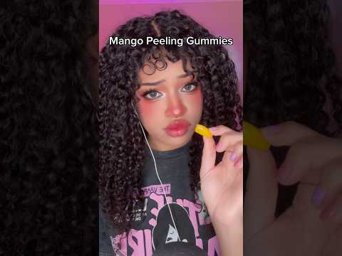 Viral Mango Peeling Gummies #asmr