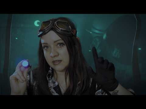 ASMR Cyborg Medical Exam in Dystopian Cyber City / Sci-fi Medical RP