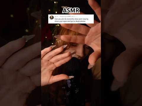 😴Longer variant👆🏻ASMR Triggr words, hand movements, close your eyes 💛
