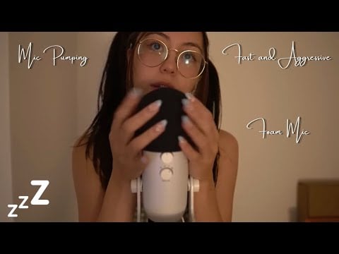 Tiptoe Tingles ASMR Mic Pumping Part 2 Compilation | Foam Mic, Fast & Aggressive, Mouth Sounds