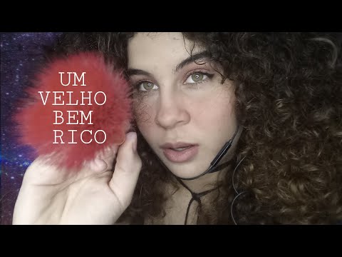 TE MAQUIANDO PRA CONQUISTAR UM VELHO RICO: ASMR