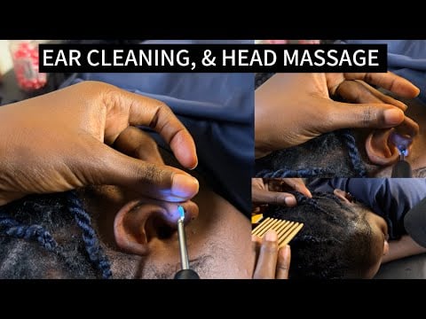 Professional Ear Cleaning ASMR with Camera  Head Scratching, Ear Massage for Deep Sleep & Relaxation