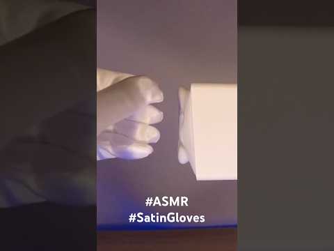 Ear Massage with Satin Gloves 💆‍♀️ Soothing & Silent ASMR Shorts